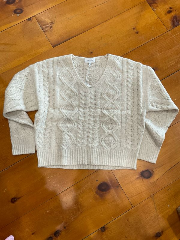 Dear John DSW3029OTE Lexi Cable Knit-Oatmeal