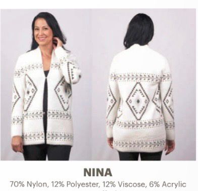 Venario Nina Cardigan-White