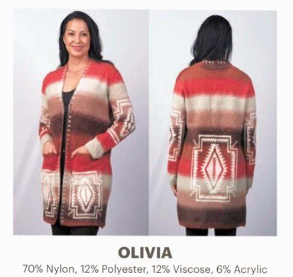 Venario Olivia Cardigan-Multi