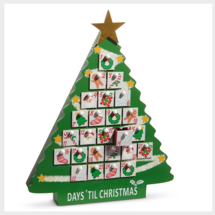 RAZ 4516337 Advent Tree Calendar 18”