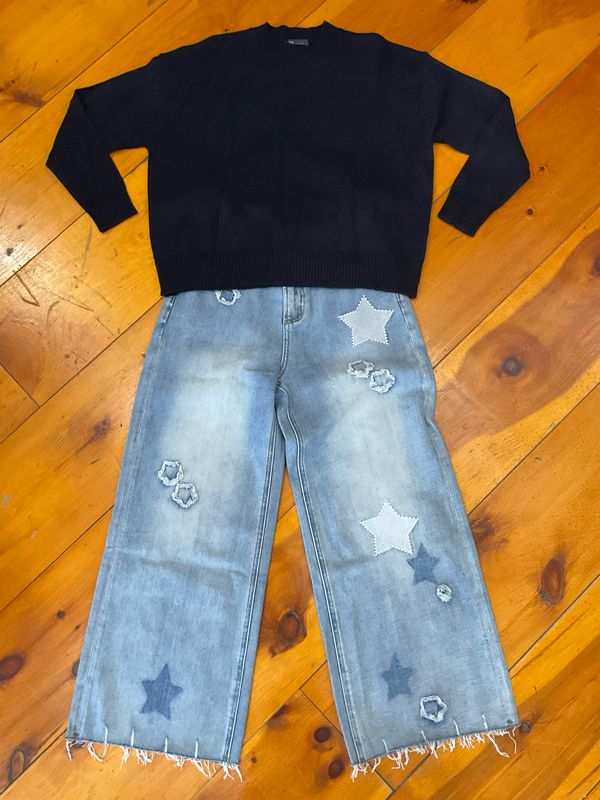 KLd. Signature 45325 CrewNeck Sweater-Navy