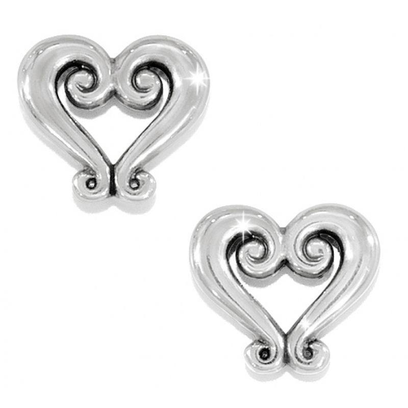 Brighton J21630 Genoa Heart Mini Post Earrings