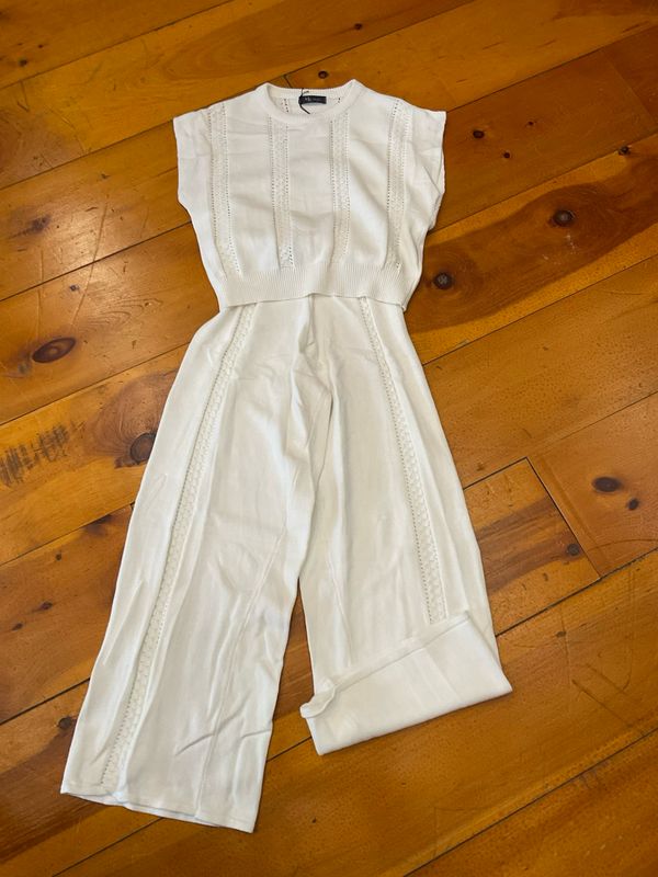 KLd. Signature 52786 Sweater/Pant Set-Ivory