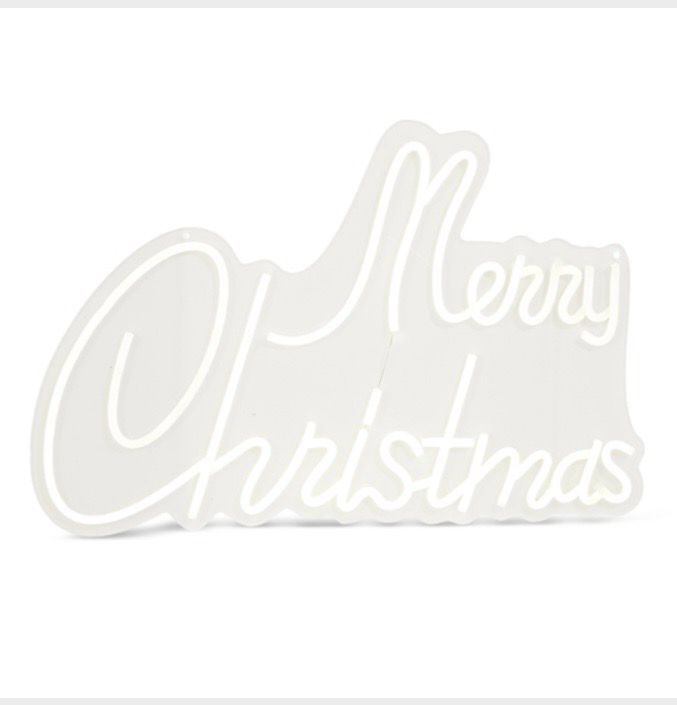 RAZ 4540605 Lighted Merry Christmas Sign 20&quot;