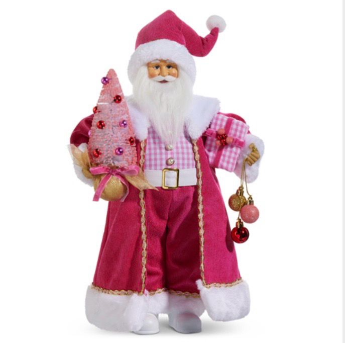 RAZ 4415589 Bubblegum Diva Santa 18”