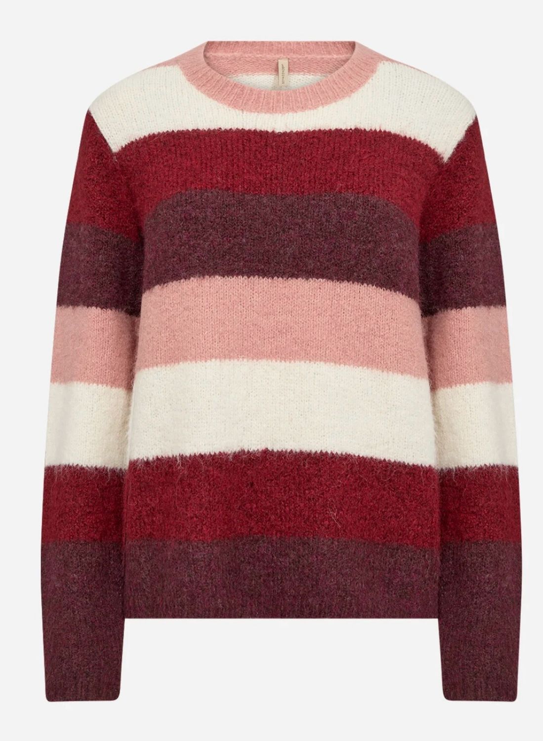 Soya Concept 33709 Ilene 3 Sweater-Wine Stripe