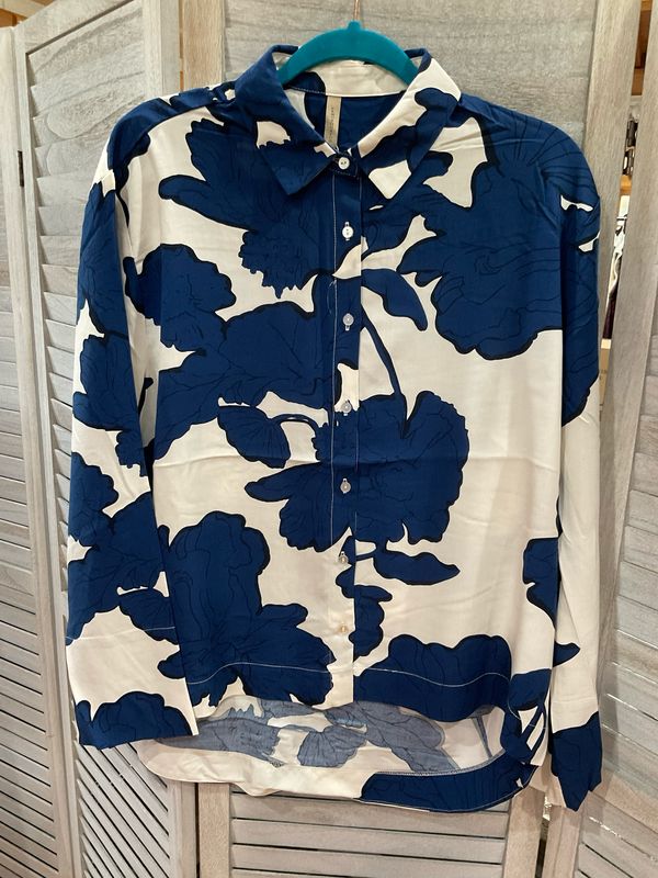 Soya Concept 41418 Vigdis 2 Shirt-Dark Blue