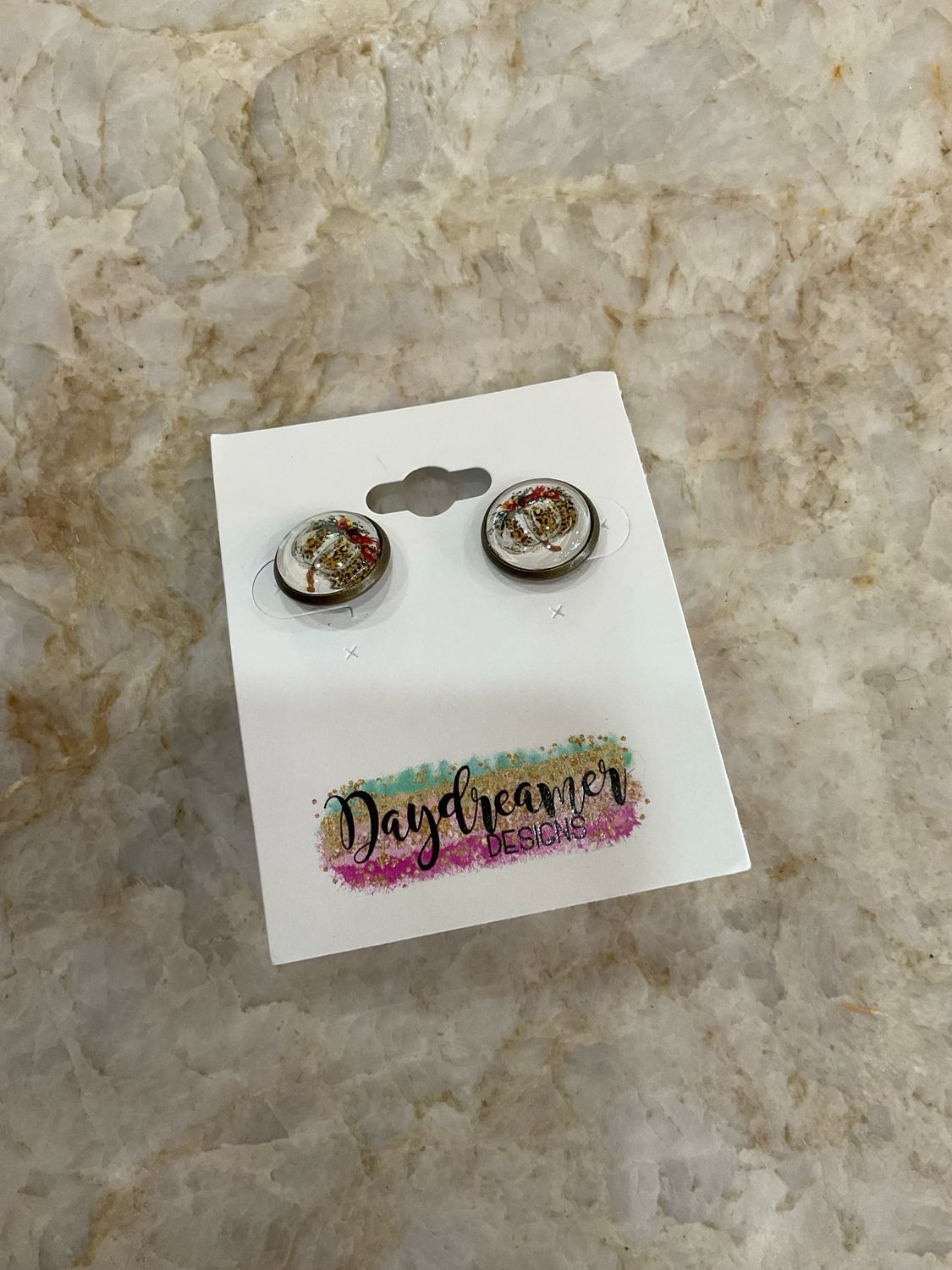Daydreamer Santa Earrings