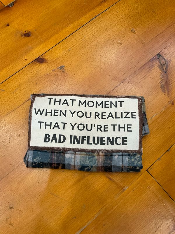 Jana's Flannels "THE Bad Influence" Button Down