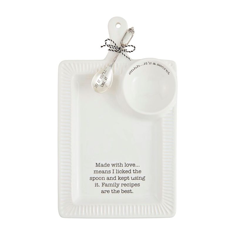 MudPie 41800159 Family Recipe Chip &amp; Dip Set