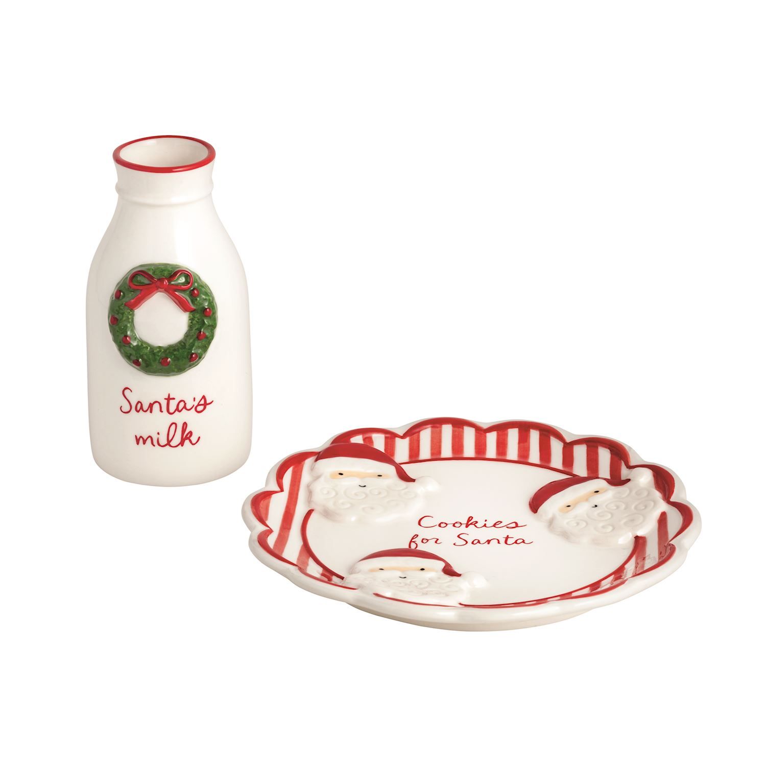 MudPie 42200218 Whimsy Milk Cookies For Santa