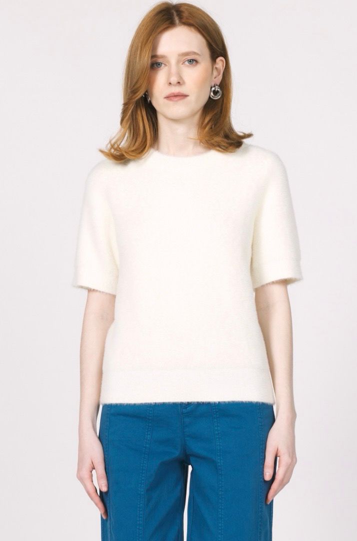 Another Love VCSW3197VIC Susie SS Sweater-Cream