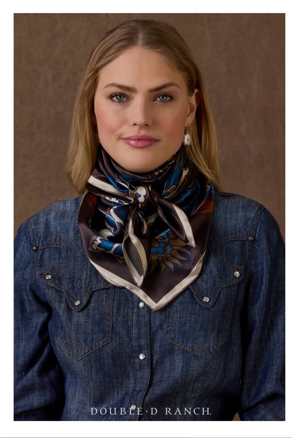 Double D Scarf207 Dewitt&#39;s Damask Scarf