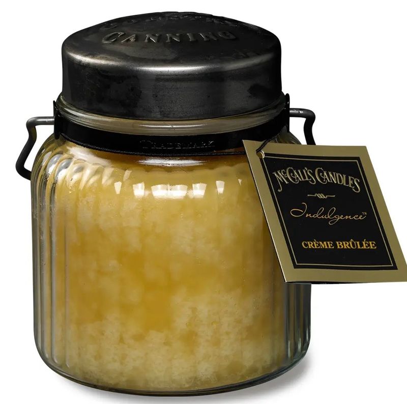 McCall&#39;s Candles Double Wick Indulgence Candle-Creme Brulee