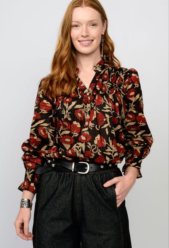 Ivy Jane 630366 Fields of Poppies Top