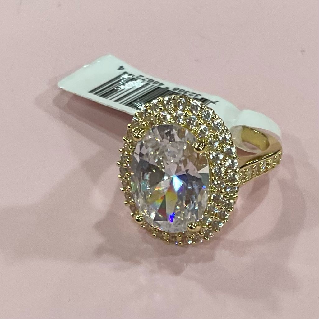 Maya J R1533622 Modern Classic Jeweled Ring-Gold