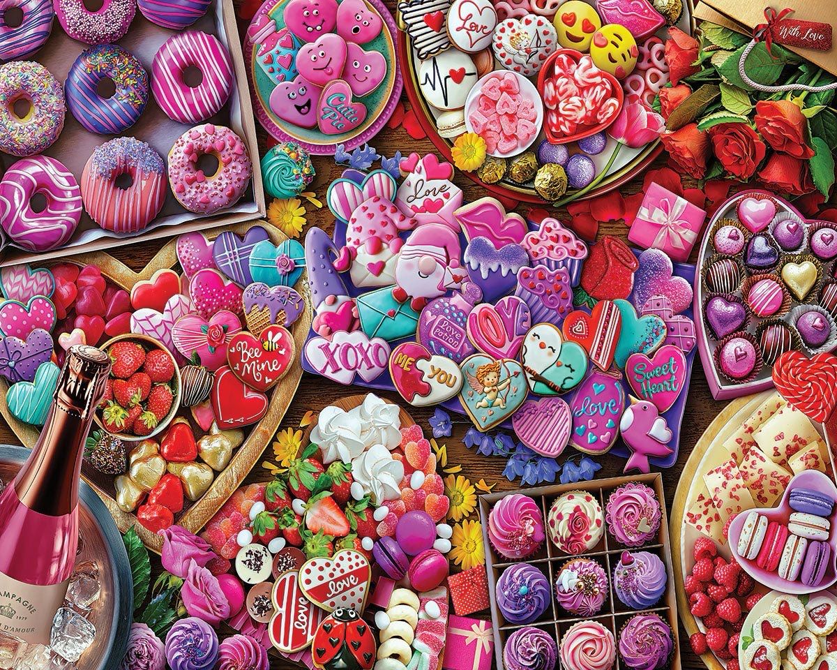 White Mountain Puzzles-Valentines