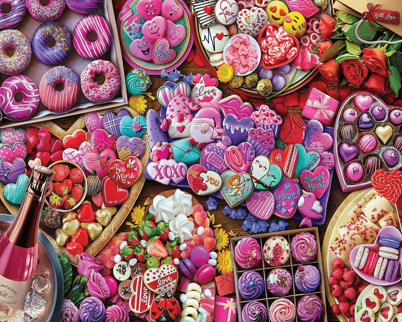 White Mountain Puzzles-Valentines