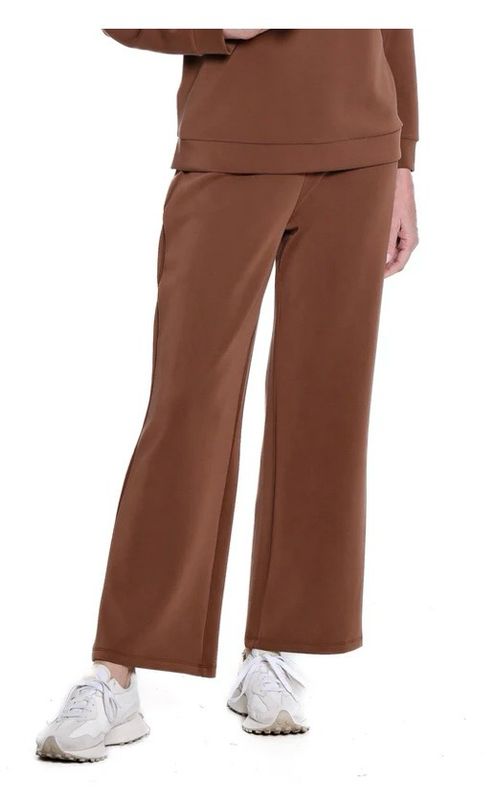 Slimsation M35713PM WideLeg Ankle Lounge Pant-Choc
