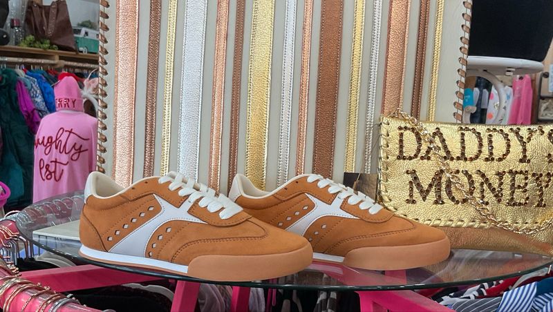 Shushop 0139 Raven Tennis Shoe-Orange