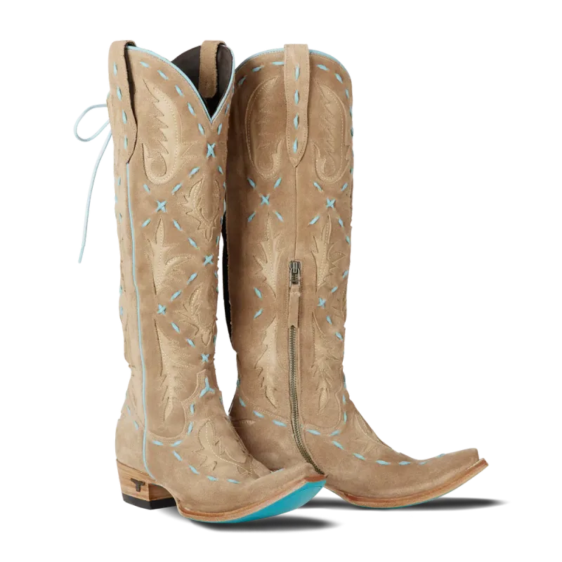 Lane Boots Reverie Knee High Corset-Suede