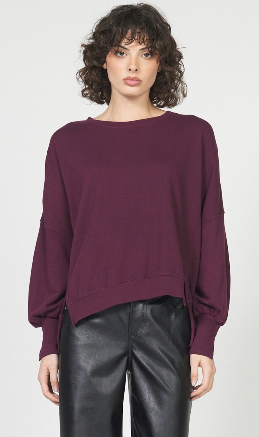 Dear John DSW3163U9FIG Trenton Sweatshirt-Fig