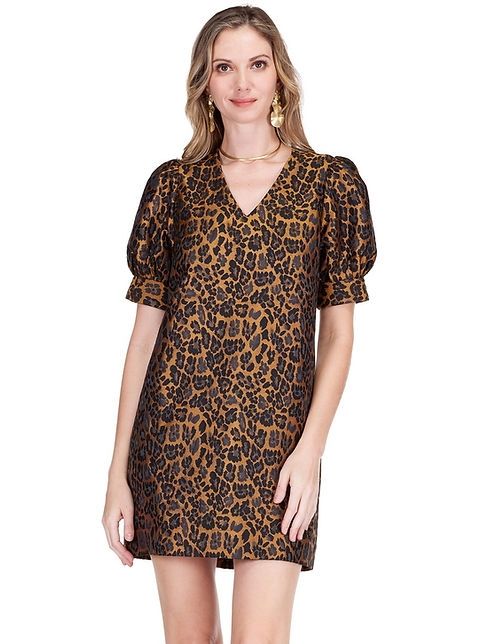 Jade 75K5130 VNeck SS Dress-Feral Luxe