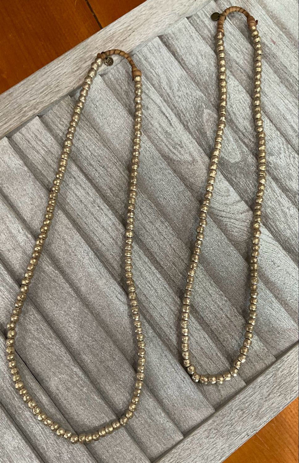 A Rare Bird Ammunition Bead Necklace