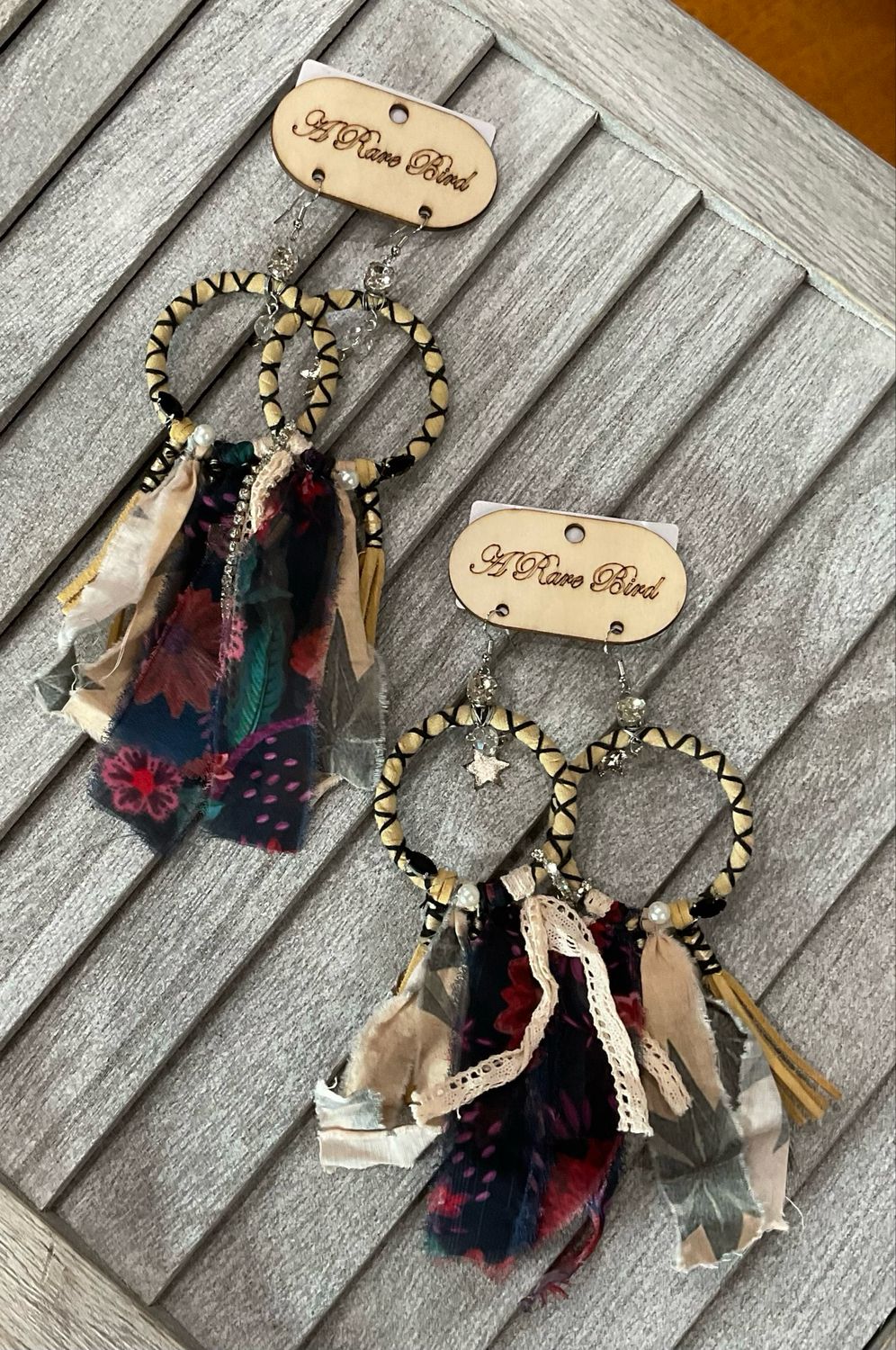 A Rare Bird Dream Catcher Earrings