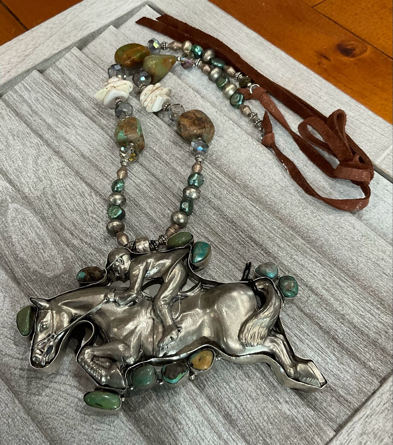 A Rare Bird Jockey Necklace