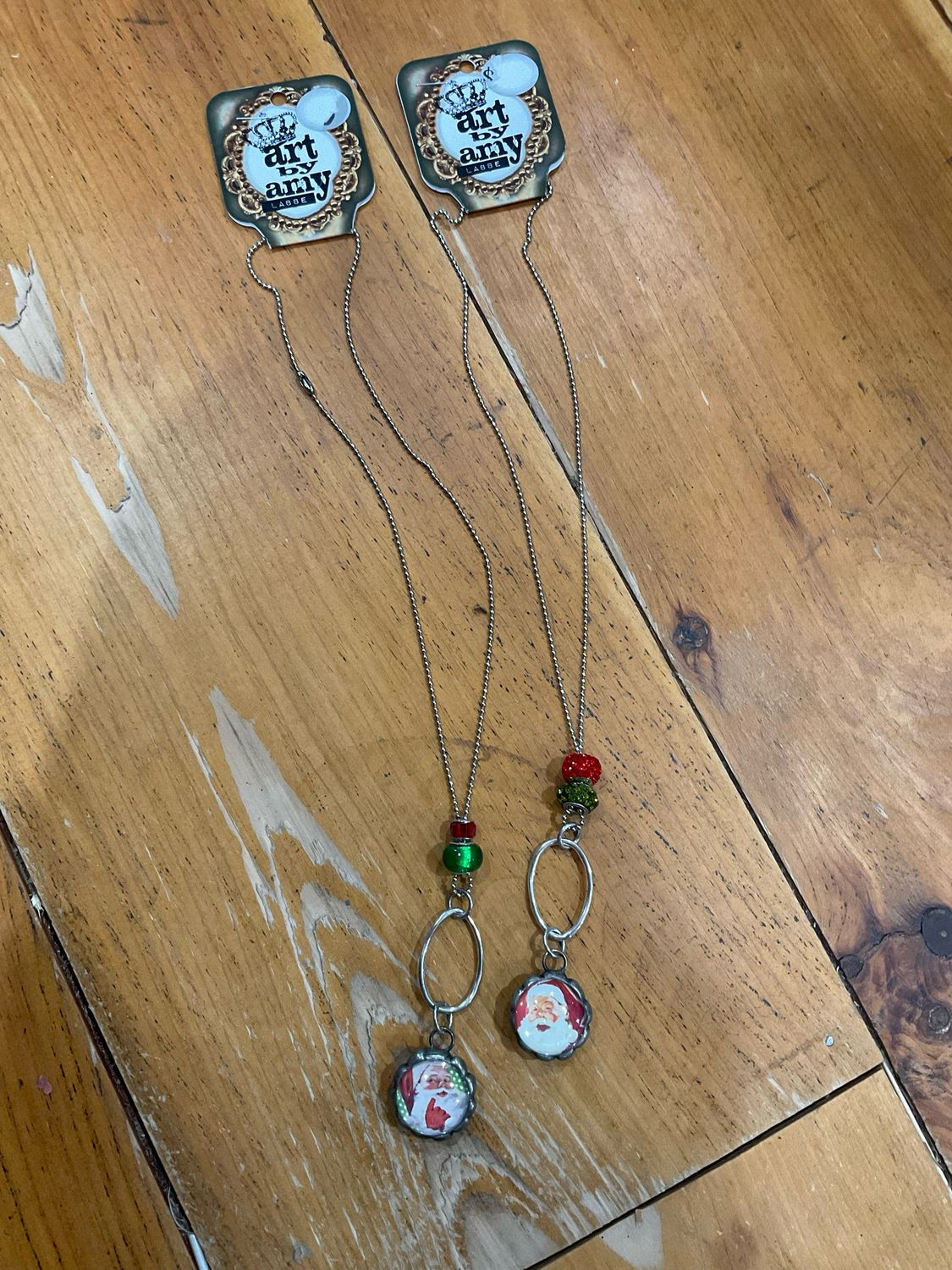 Art by Amy Christmas Bauble Necklace