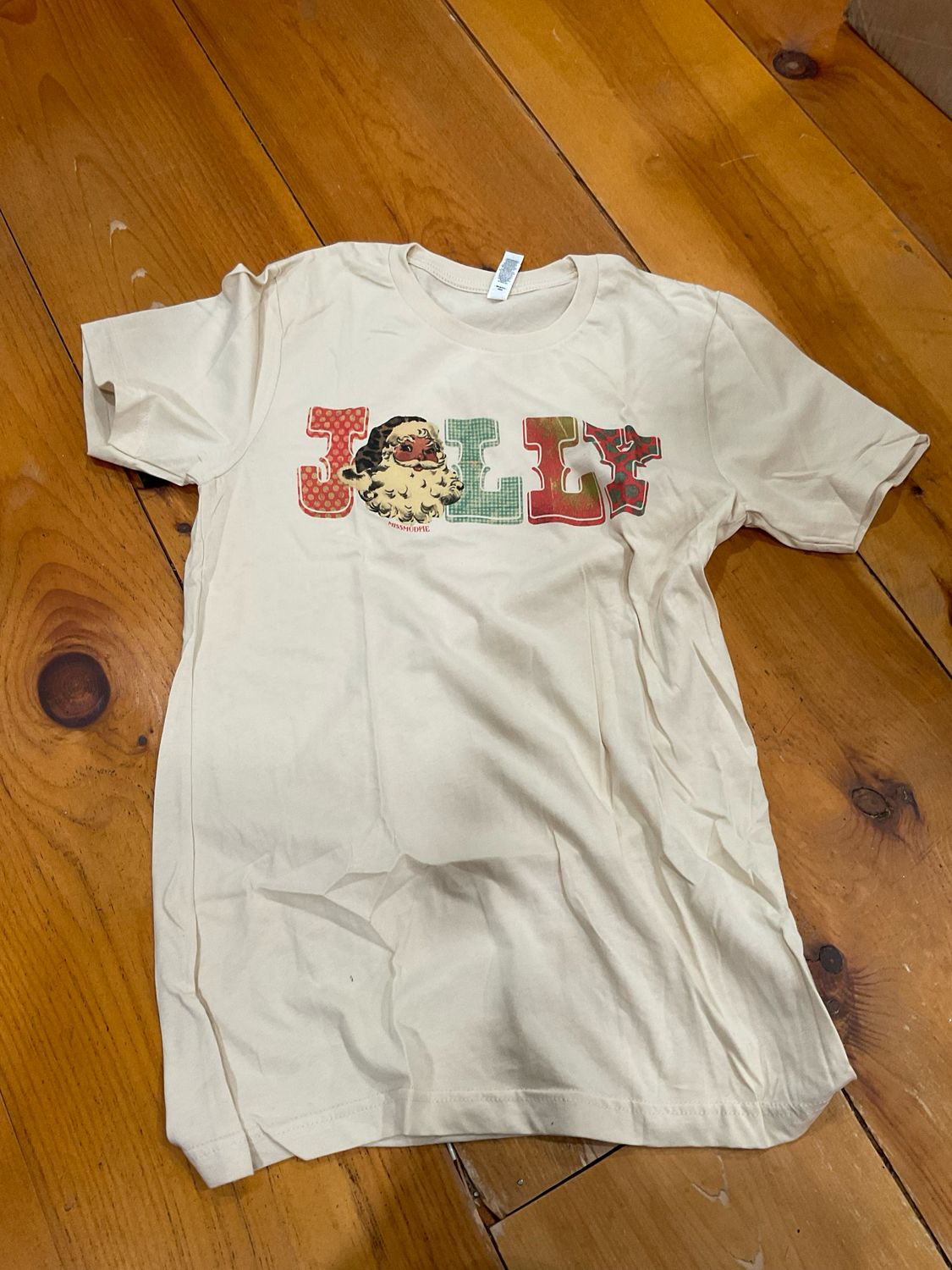 Miss Mudpie Jolly Santa Tee