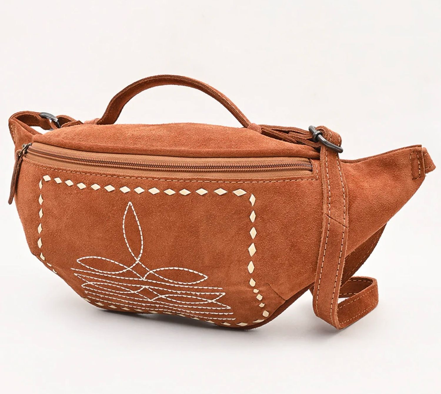 American Darling ADBG1618E Suede Fanny Pack