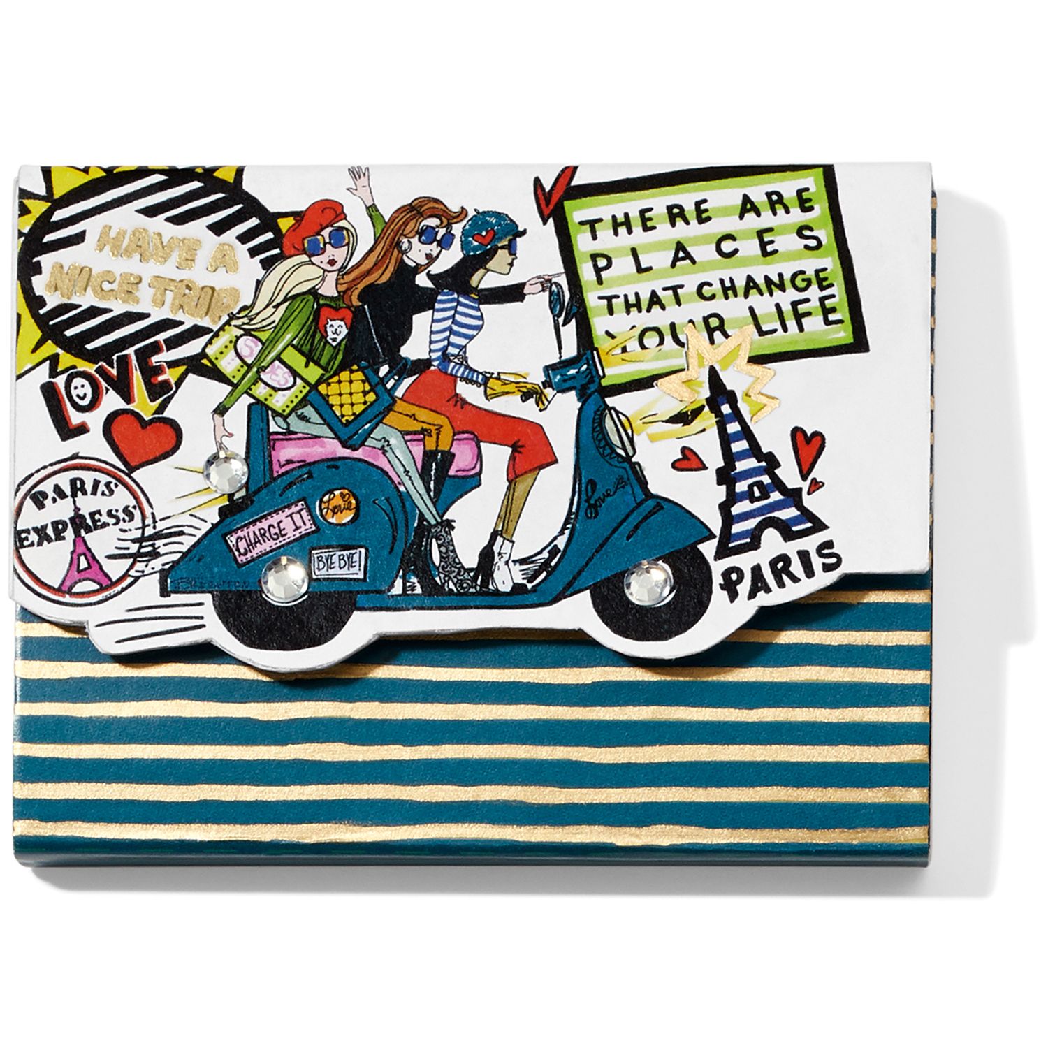 Brighton G8293M Fashionista Travel Girls Notepad