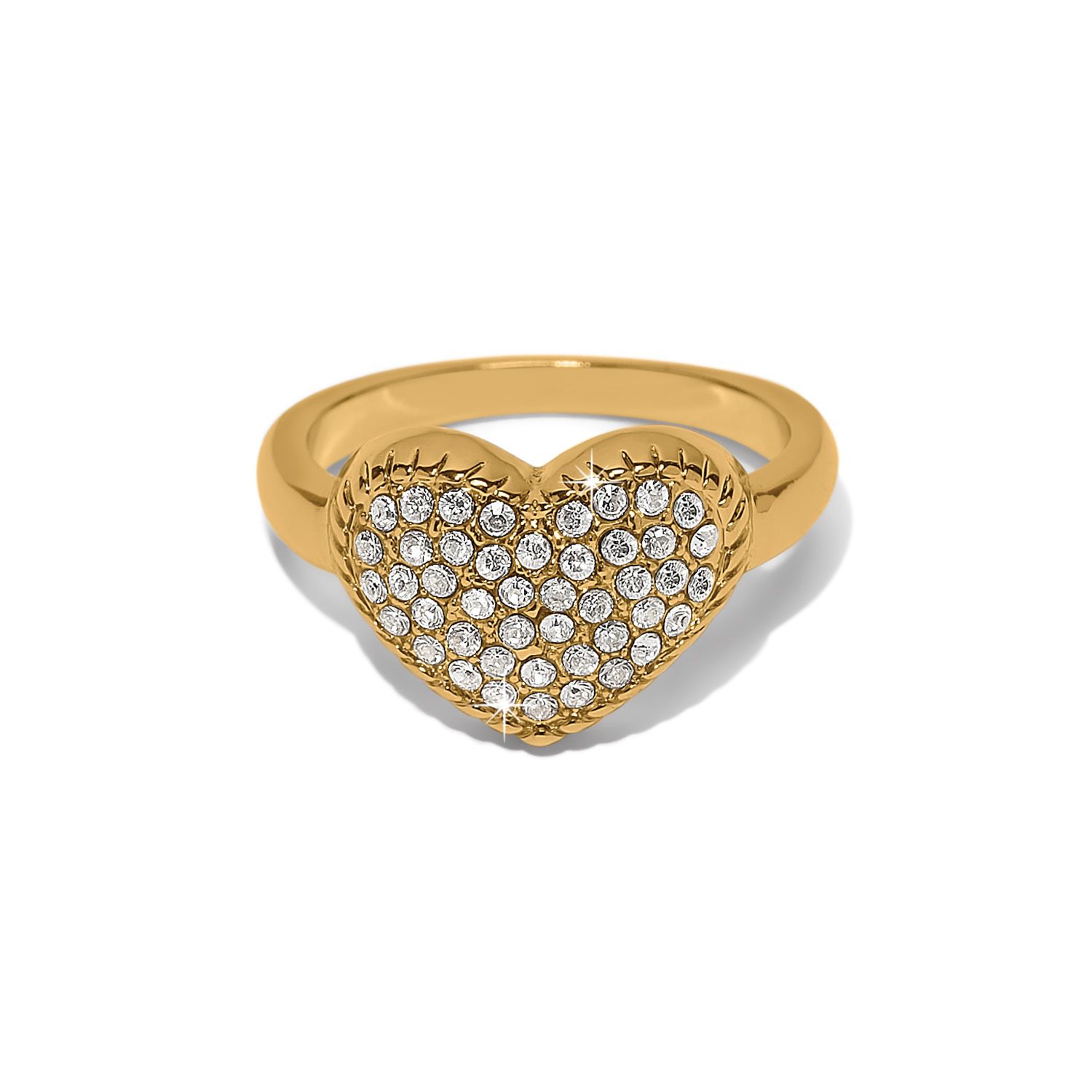Brighton J63295 	Illumina Celeste Heart Ring-Gold