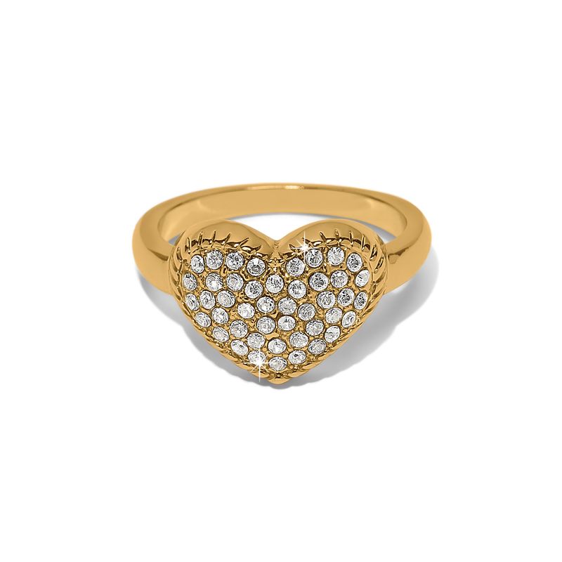 Brighton J63295 	Illumina Celeste Heart Ring-Gold