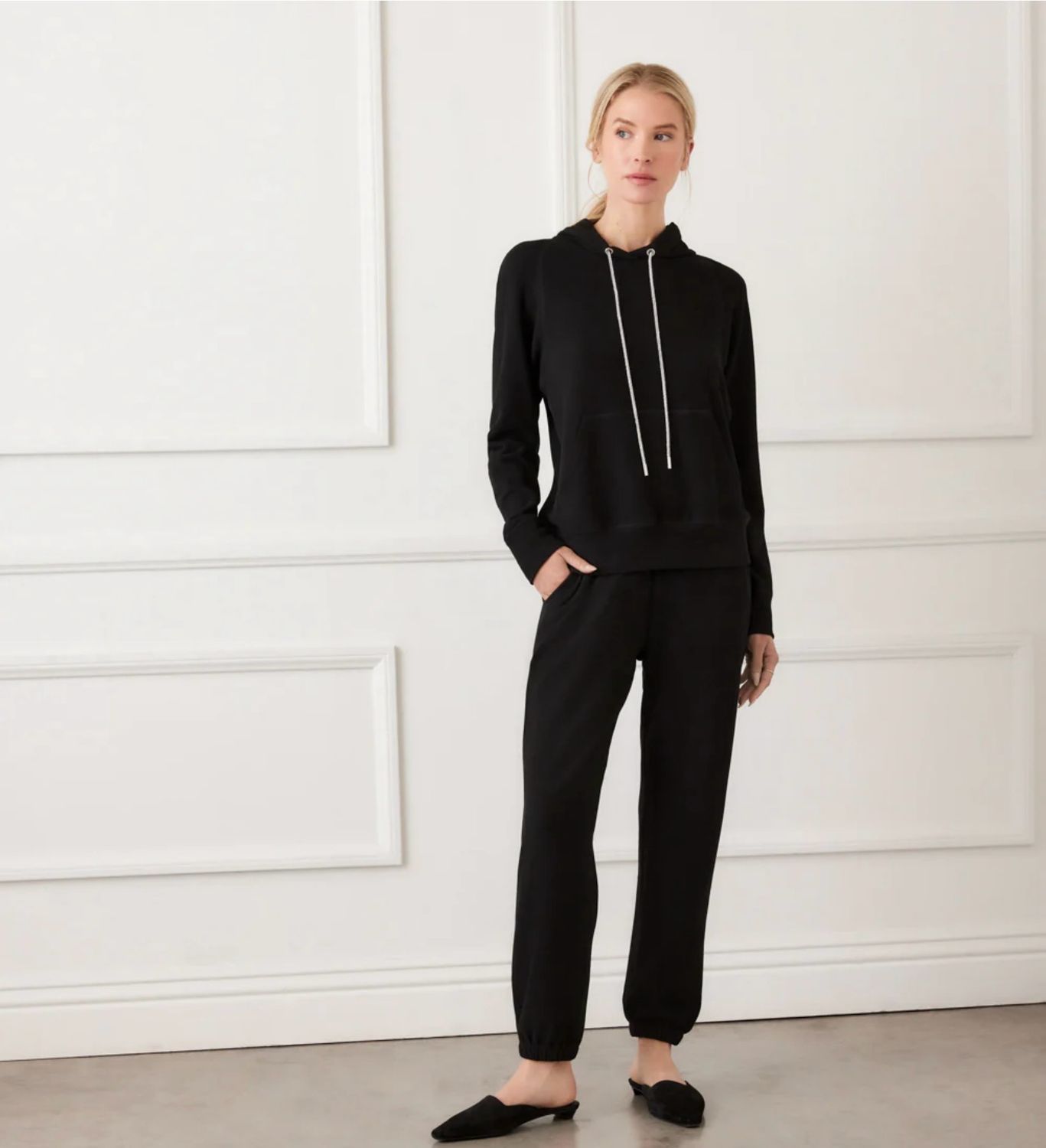 Karen Kane 4L50901 Sweatpants-BK