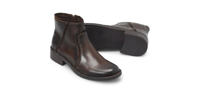 Born BR00774 Cincy Bootie-Brown Combo