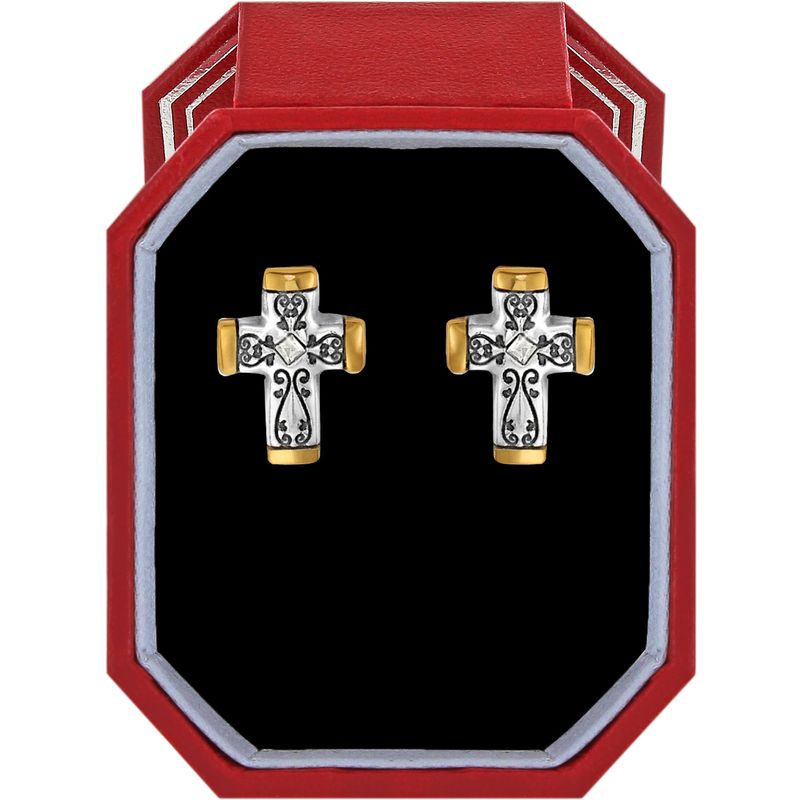 Brighton JD7039 Venezia Cross Post Earrings Gift Box