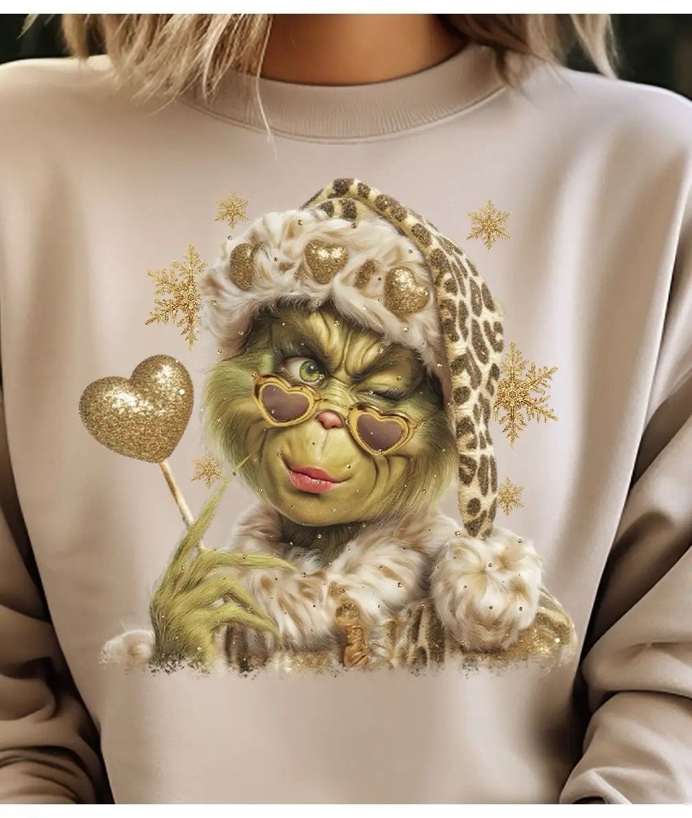 JCoons Leopard Gold Grinch Tee