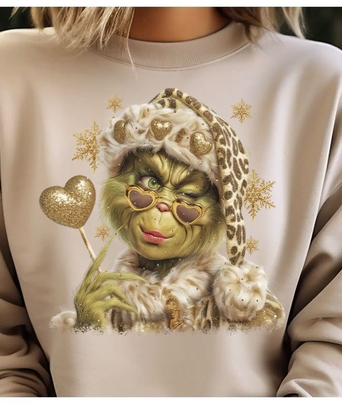 JCoons Leopard Gold Grinch Tee