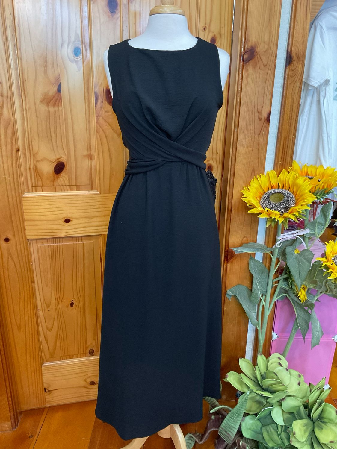 KLd. Signature KD52827 Twist Front Maxi-Black