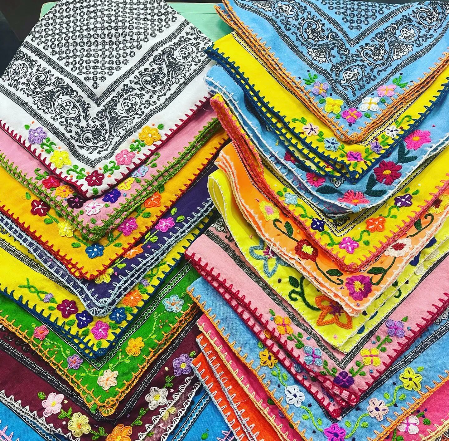 Bling A Go GO Embroidered Bandana