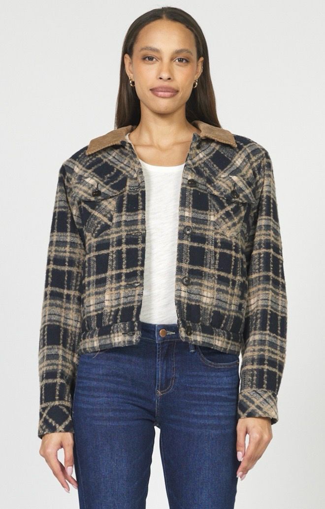 Dear John DFJ5019MLP Owen Jacket-Midnight Plaid