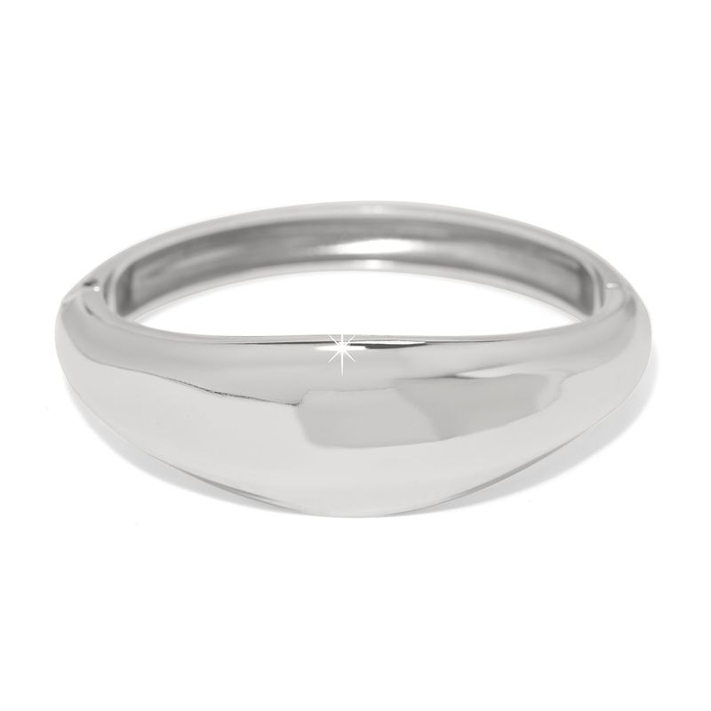 Brighton JF0385 Cascade Lumina Hinged Bangle-Silver