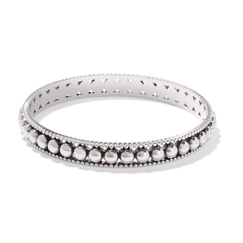Brighton JF0101 Pretty Tough Pierced Bangle-Silver