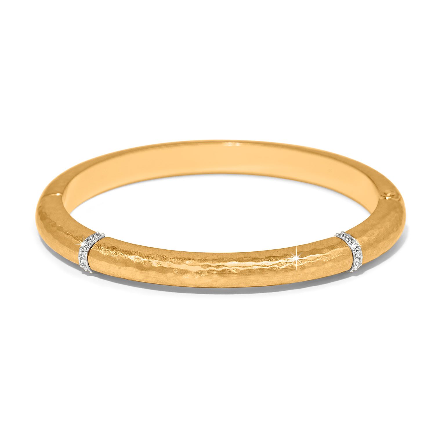 Brighton JF0351 Meridian Geo Hinged Bangle-Gold