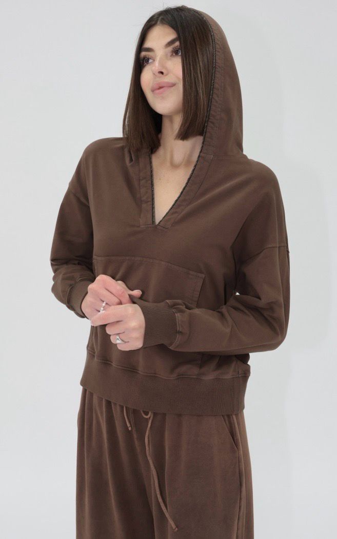 Another Love VCKN1826F4CFE Saphira Hoodie-Coffee