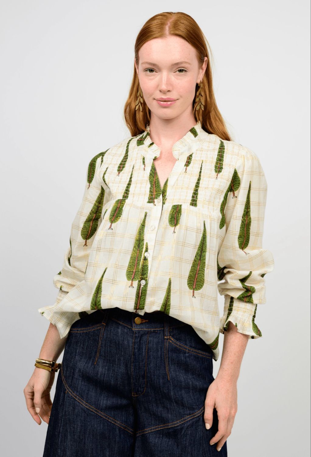 Ivy Jane 630400 Metallic Plaid Tree Top