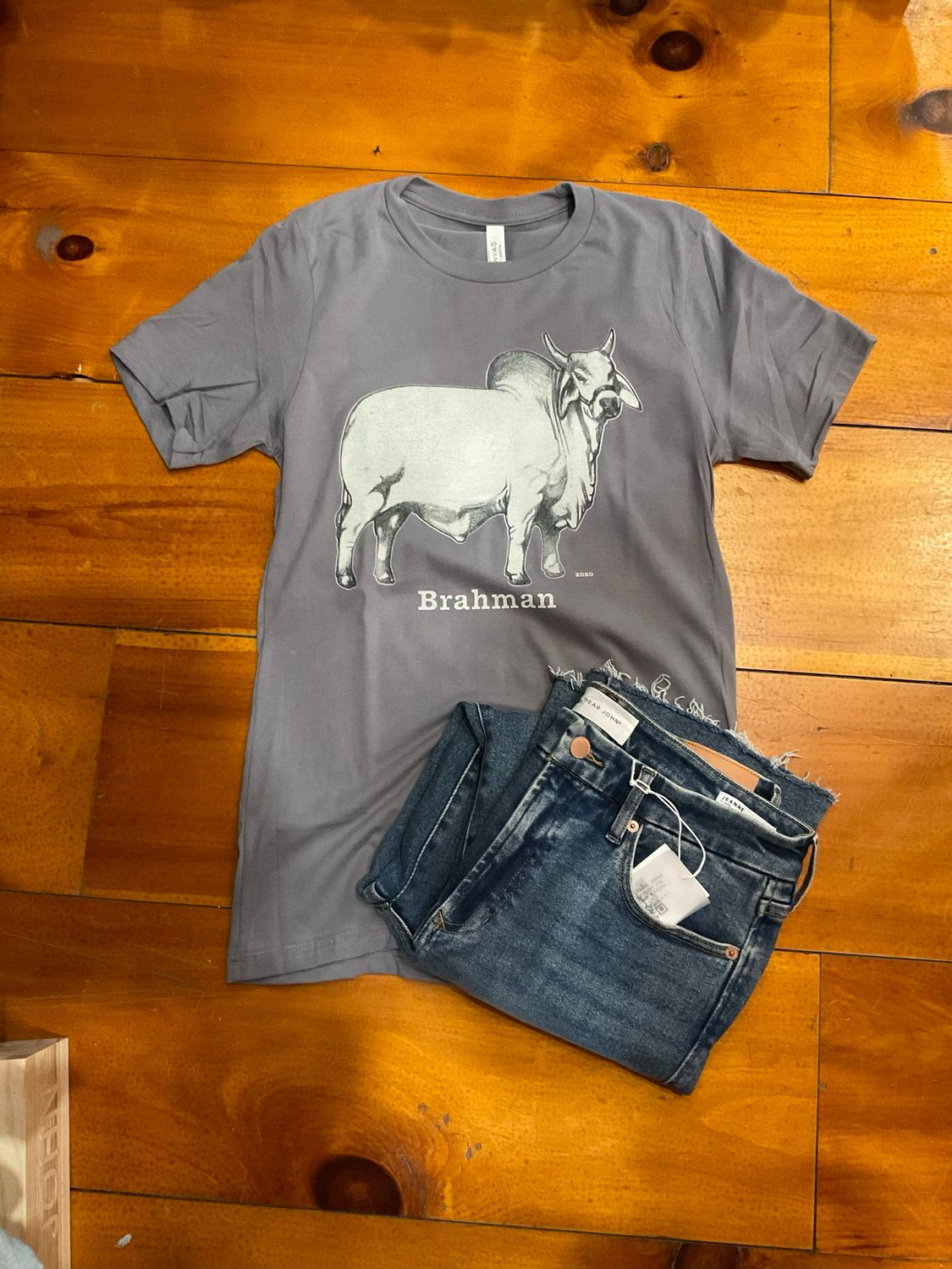 XOXOart &amp; Co. Vintage Brahman Tee-Storm